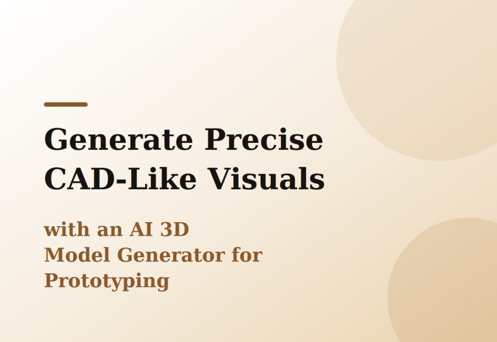 AI 3D Model Generator