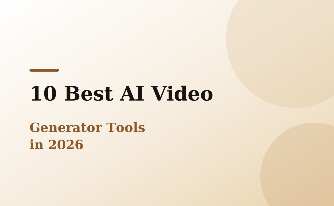 AI Video Generator Tools