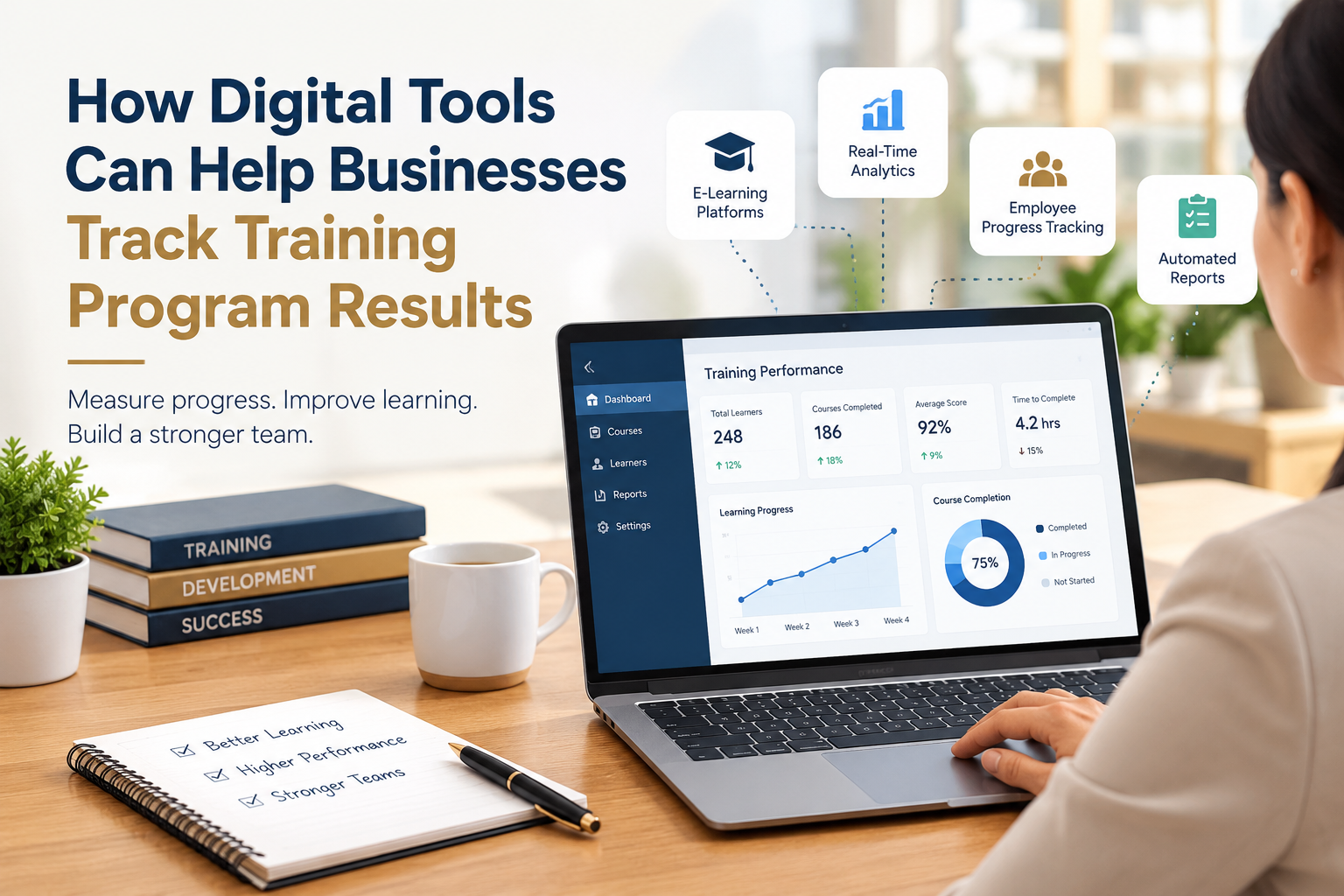How Digital Tools Can Help Businesses Track Training Program Results Digital tools help businesses track employee training program results using analytics dashboards