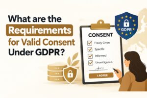 Requirements for valid consent under GDPR, including freely given, specific, informed, and unambiguous consent.